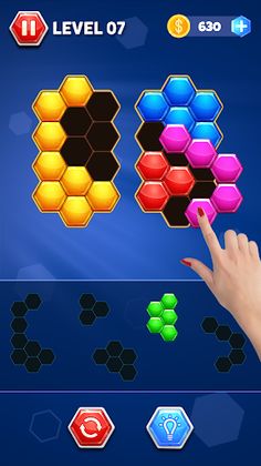 Hexa Block Merge - Hexa Puzzle - Screenshot 2