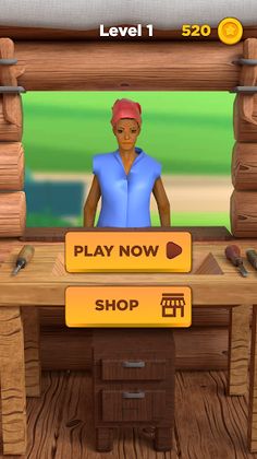 Wood Cutter 3D - Wood Carving - Screenshot 1