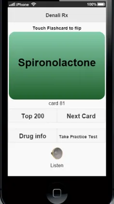 200 Pharmacy Drugs Flashcards - Screenshot 3