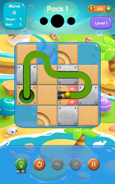 Ball sliding puzzle - Screenshot 2