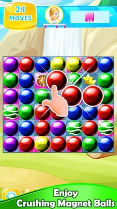Magnetic Balls Crush Match 3 - Screenshot 1