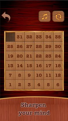 Wooden 15 Puzzle ! Number Slid - Screenshot 3