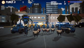 Killer Peaches shooter & cards - Screenshot 1