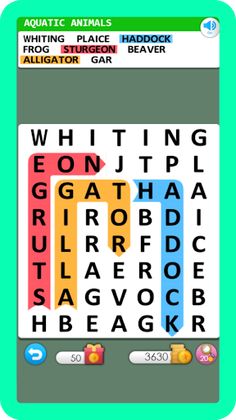 Word search curves - Screenshot 4