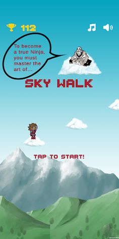 SkyWalk: The Ninja Way - Screenshot 1