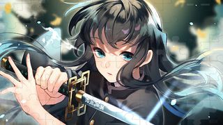 Muichiro Tokito Game Puzzle - Screenshot 1