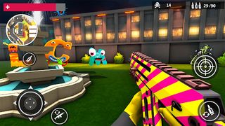 Superhero Alphabet Shooting 3D - Screenshot 1