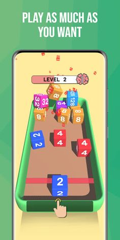 Merge Cube Game: 2048 Cubes - Screenshot 2