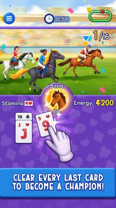 Horse Racing Solitaire - Screenshot 2
