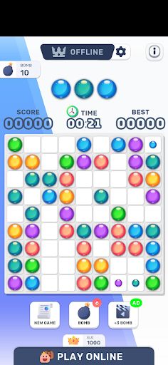 Line And Block 98 Online - Screenshot 1