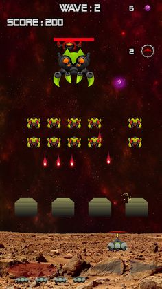 Invaders Mars Defender - Screenshot 4