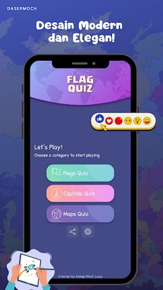 Flag Quiz - Kuis Bendera Dunia - Screenshot 1