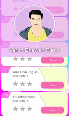 Varun Dhawan Piano Tiles Games - Screenshot 1