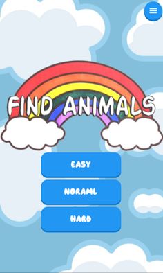 Find The Animals. A memory gam - Screenshot 1