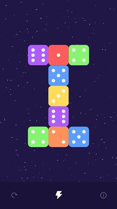 Colorful Gravity Dice - Screenshot 2