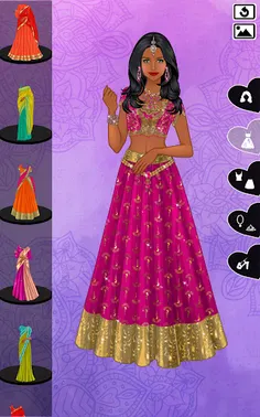 Indian Sari dress up - Screenshot 2