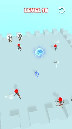 Ninja throwing shuriken - Screenshot 2