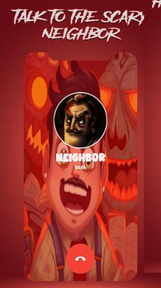 Scary Neighbor's Mod Call Chat - Screenshot 4