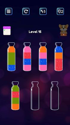 Soda Sort: Water Color Puzzle - Screenshot 3