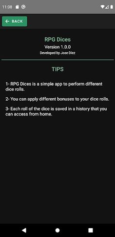 RPG Dices - Screenshot 4