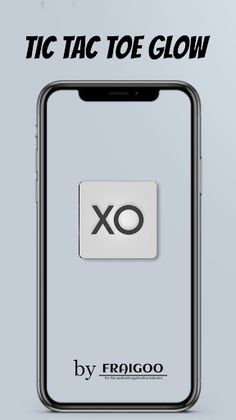 Tic Tac Toe Glow : 1 player XO - Screenshot 1