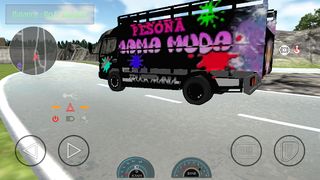 Truck Canter Mama Muda Simulat - Screenshot 1
