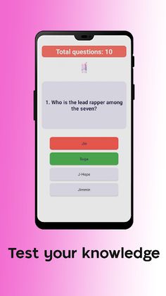 BTS quiz game - Screenshot 3