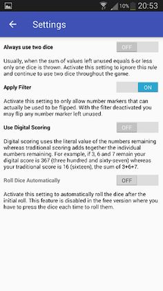 Shut The Box - Screenshot 4