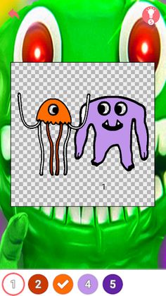 Coloring garten evil banban's - Screenshot 2