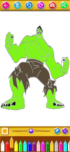 Super Heroes Coloring Book - Screenshot 3