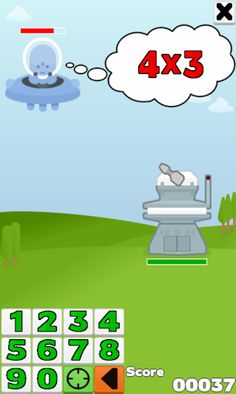 The Multiplication Tables Game - Screenshot 1