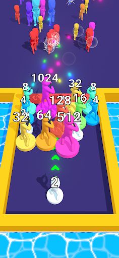 Chain Defence : 2048 3D Merge - Screenshot 4