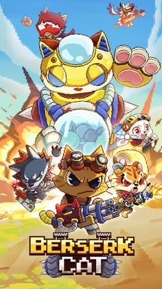 Berserk Cat - Pixel Gacha RPG - Screenshot 1