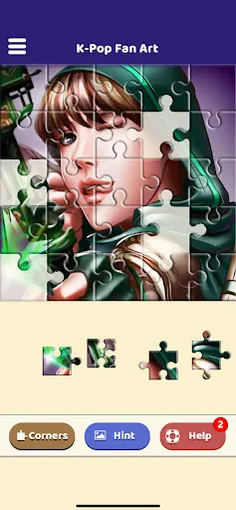 K-Pop Fan Art Puzzle - Screenshot 3