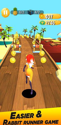 Superhero Rena Rouge Run 3D - Screenshot 2