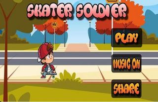 Finger Skater Game - Screenshot 1