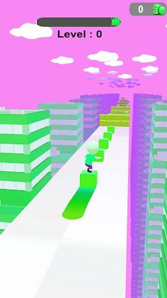 Cubes Stacking Runner - Screenshot 2