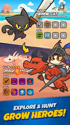 Legend of Cat: Idle Action RPG - Screenshot 3