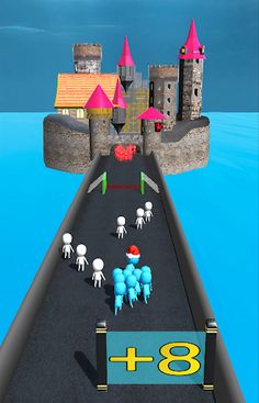 Crowd Castle Run : 3D - Screenshot 4