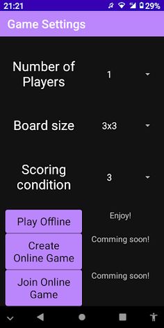 Tic-Tac-Toe Multiplayer - Screenshot 2
