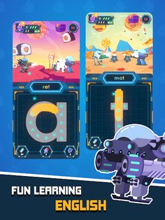 Dino Robot - English Tracing - Screenshot 2