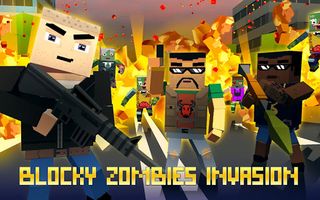 Blocky Shooter: Zombie Surviva - Screenshot 1