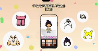 Toca Dress Wednesday Addams - Screenshot 3