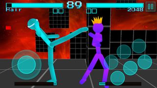 Stickman Fighting Neon Warrior - Screenshot 2