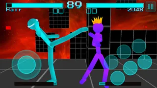 Stickman Fighting Neon Warrior - Screenshot 2
