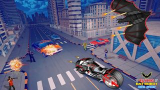 Flying Bat Bike Robot 3D - Screenshot 3