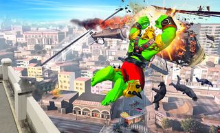 Flying Police Monster Hero Bot - Screenshot 3