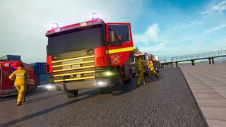 911 Rescue Fire Truck 3d Games - Screenshot 2