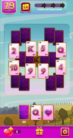 Wild Hearts Solitaire - TriPea - Screenshot 2