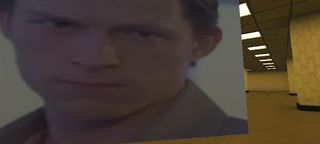 Tom Holland in Backrooms Game - Screenshot 1